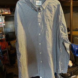 Goodfellow & Co Men's Black and White Gingham Shirt